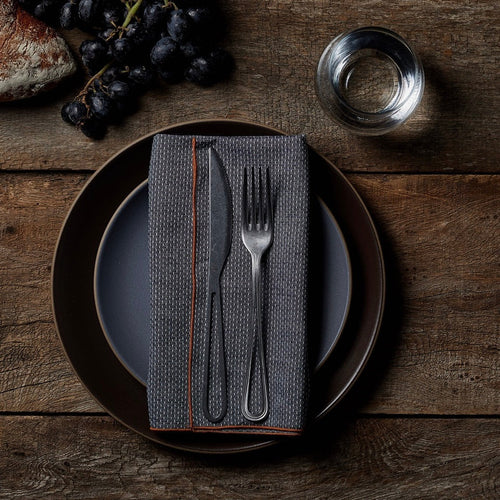 DOBBY CHAMBRAY NAPKINS - THE O'KEEFE INSPIRED COLORS